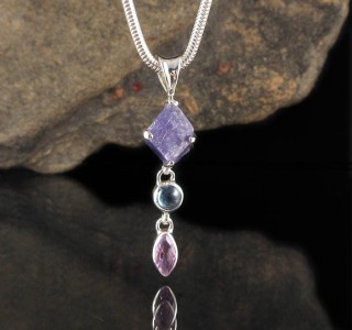 Tanzanite & Kyanite & Amethyst Pdt Sml