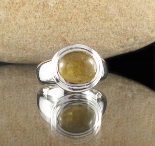 Yellow Tourmaline Ring