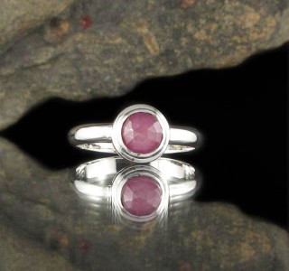 Raspberry Sapphire Ring