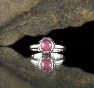 Raspberry Sapphire Ring