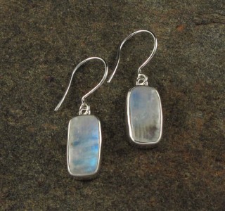 Rainbow Moonstone Earrings