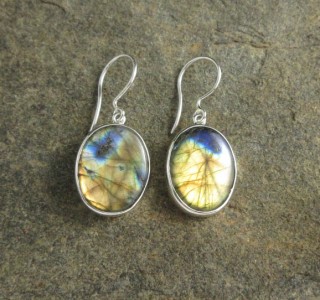 Labradorite Earrings