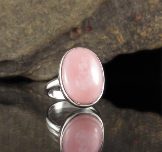Pink Opal Ring